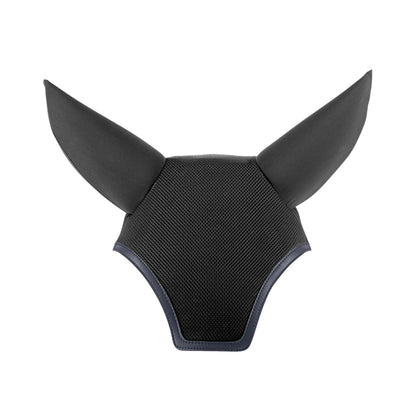 Equifit Silent Fit Ear Bonnet with foam ears to muffle sound.