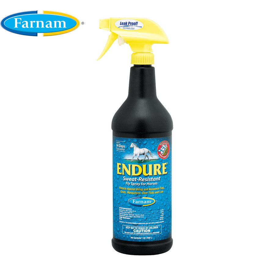 Endure Sweat Resistant Fly Spray,  32 oz