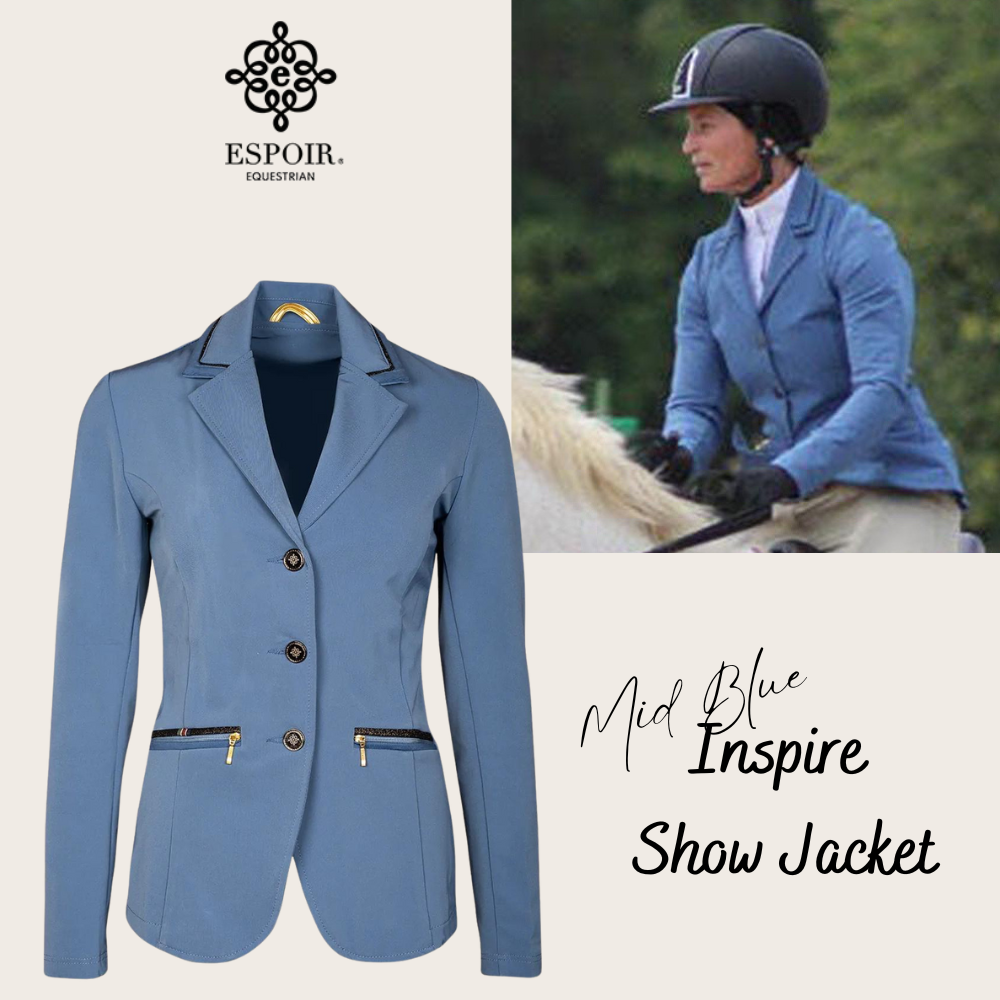 Espoir Inspire Lightweight Show Coat,  Mid Blue