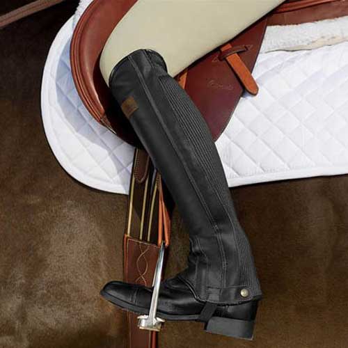 Grand Prix Leather Half Chaps