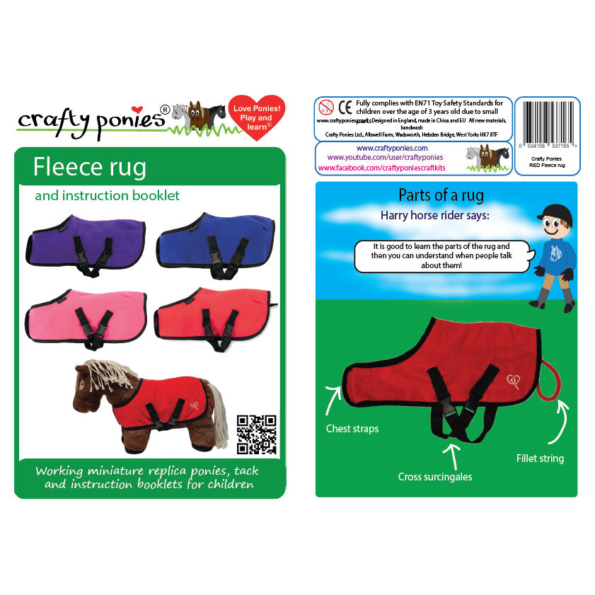 Crafty Ponies Fleece Rug &amp; Booklet