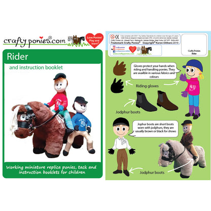 Crafty Ponies Harry Pony Rider Doll &amp; Booklet