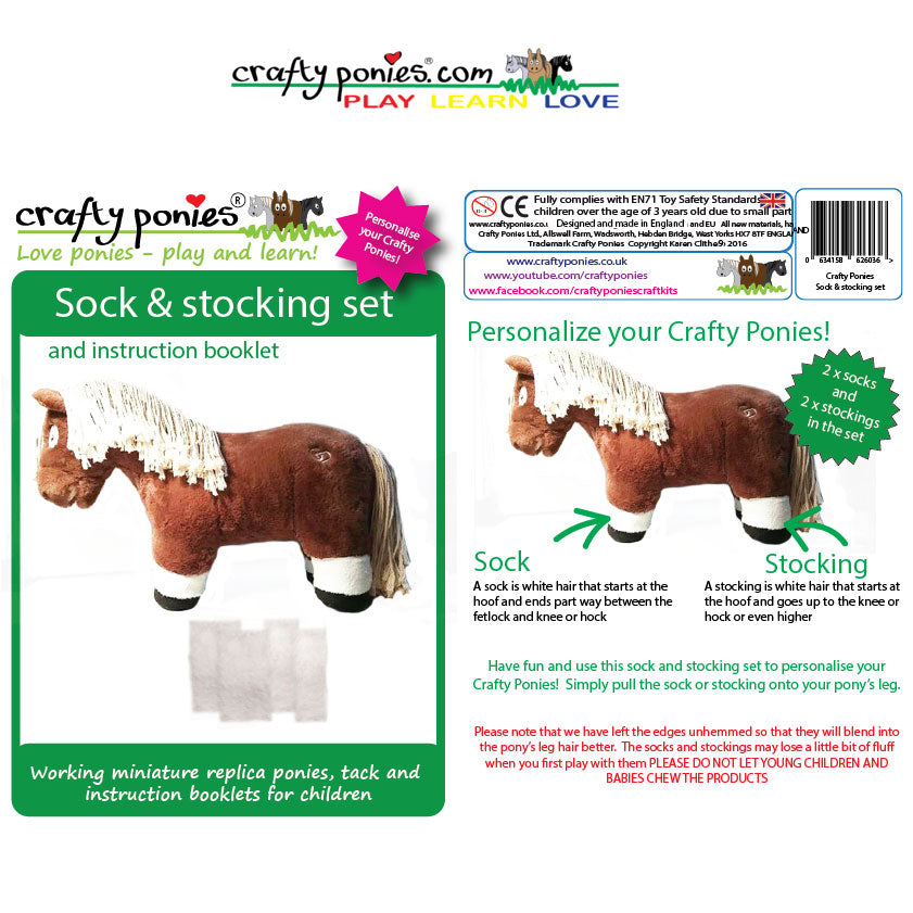 Crafty Ponies Sock and Stocking Set with Booklet
