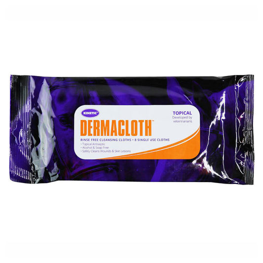 Dermacloth Rinse Free Cleansing Cloths,  8 Pack