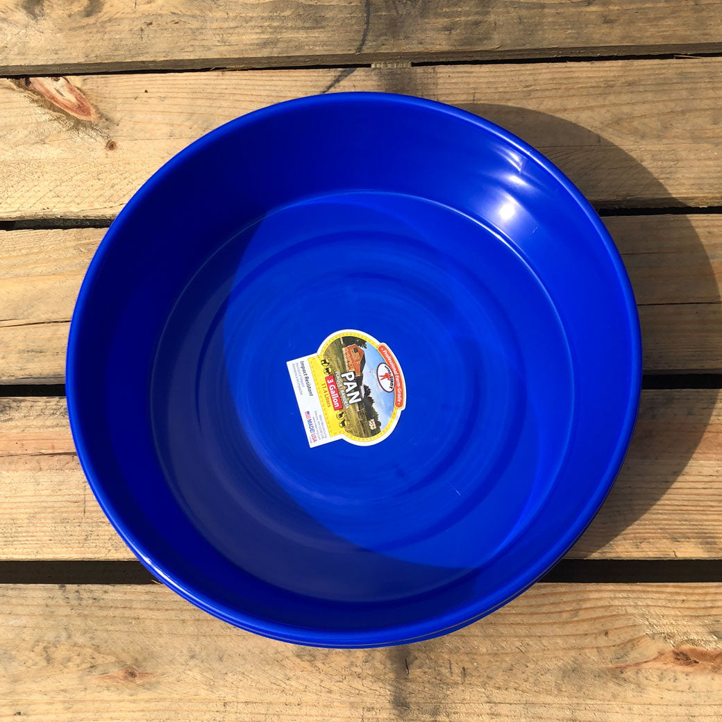 3 Gallon Plastic Feed Pan