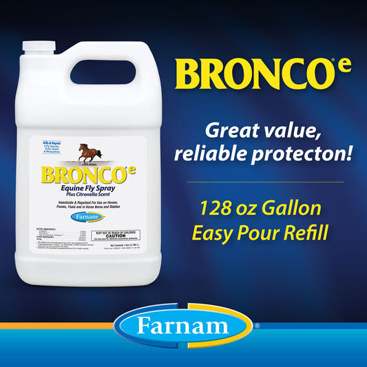 Bronco e Fly Spray,  Gallon Refill