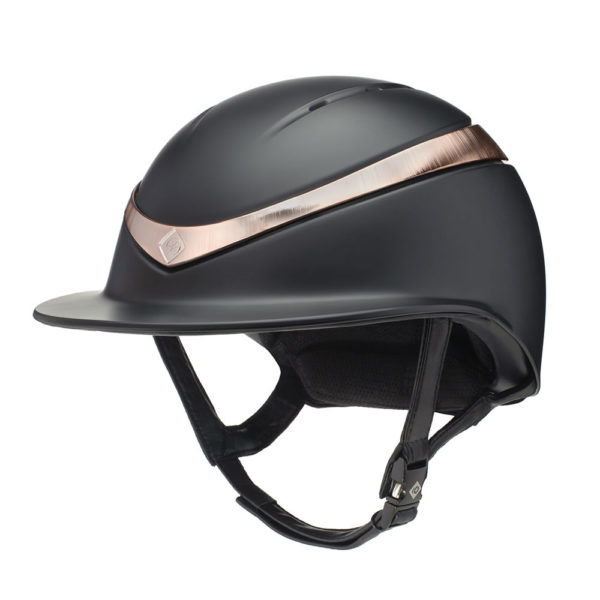 Charles Owen Wide Peak Halo Luxe MIPS Helmet Black Rose Gold