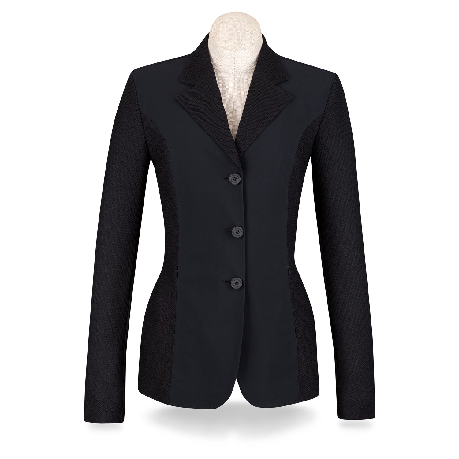 R.J. Classics Harmony Mesh Show Coat, Black