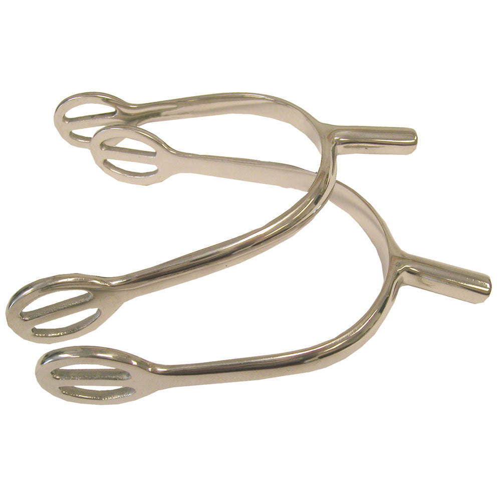 Ladies POW Round Strap Slot Spurs,  3/4"  (20mm)