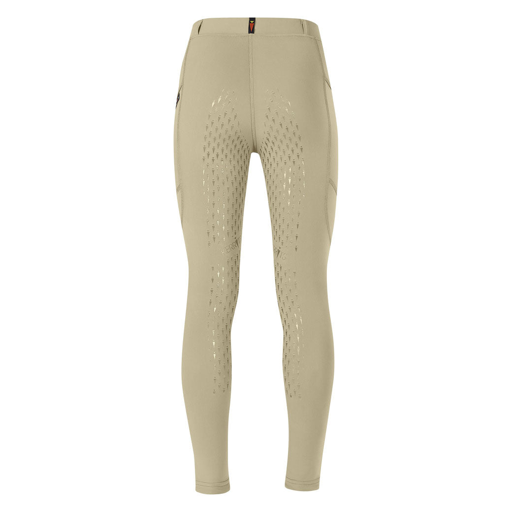 Kerrits Kids Ice Fil® Full Seat Tech Tight, Black &amp; Tan