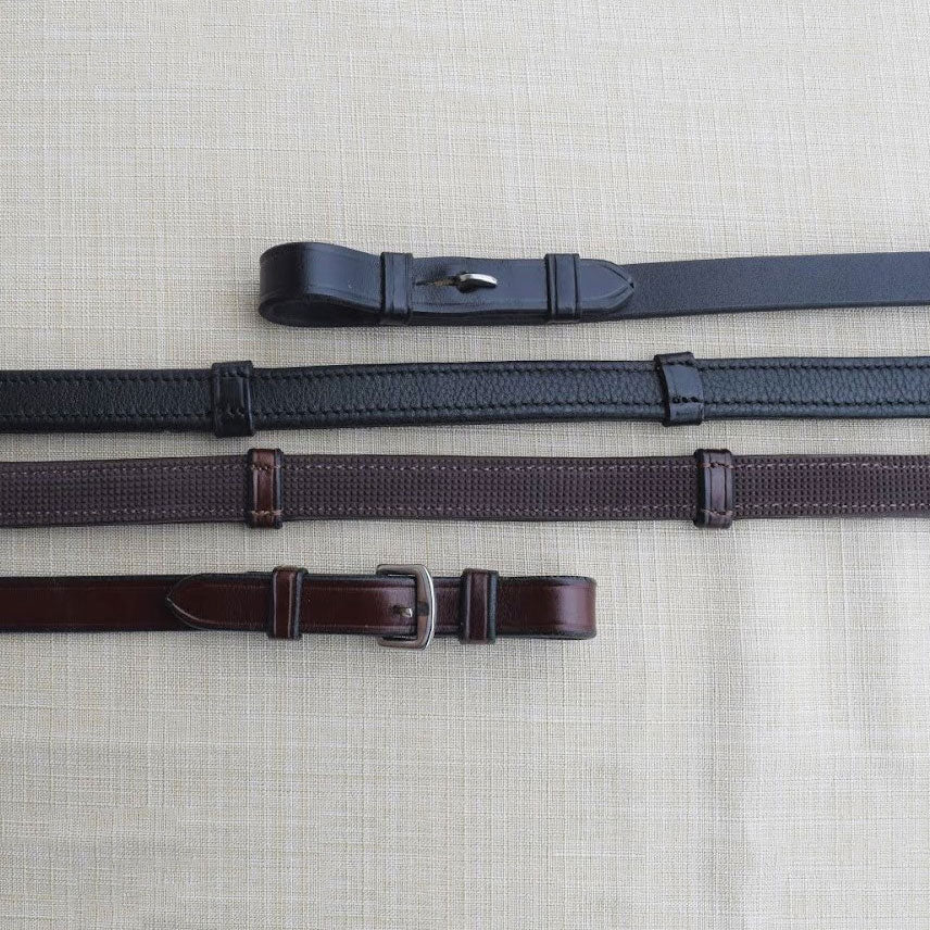 KL Select Soft Grip Reins-XLong Buckle End