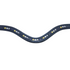 KL Select Curved Browband in the So Van Gogh style. Black, white, yellow and navy gemstones fitted in the browband.