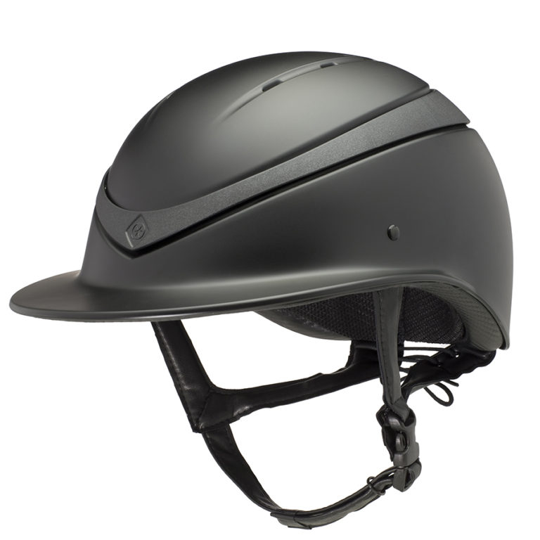 Charles Owen Luna Black Matte Wide Peak Helmet