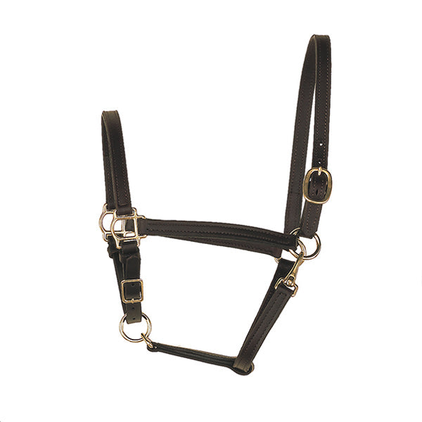 Perri's 3/4" Leather Turnout Halter