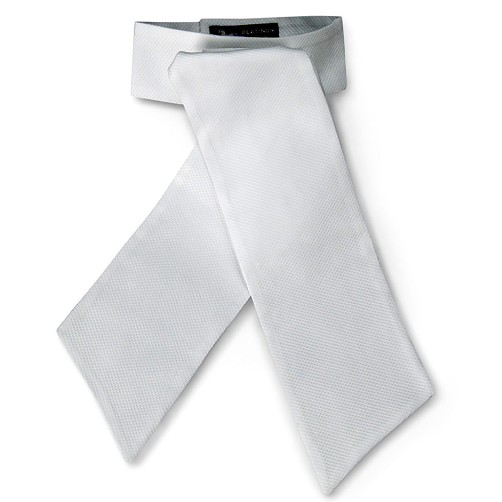 R.J. Classics Radnor Stock Tie, White