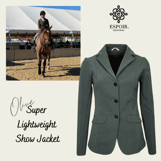 Espoir Super Lightweight Hunter Show Jacket, Olive