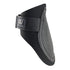 A single black Woof Wear Sport Fetlock Boot with a neoprene texture, velcro closure and a label showing the brand name.