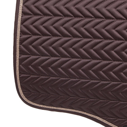 Chevron detailing with glitter edge on saddle pad.