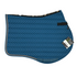 A blue tango chevron close contact saddle pad.