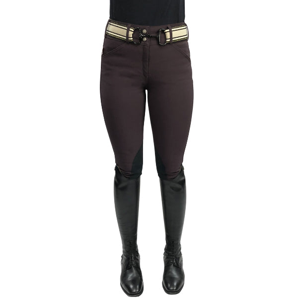 Tailored Sportsman Trophy Hunter, Low Rise Front Zip Boot Sock Breech, Boysenberry