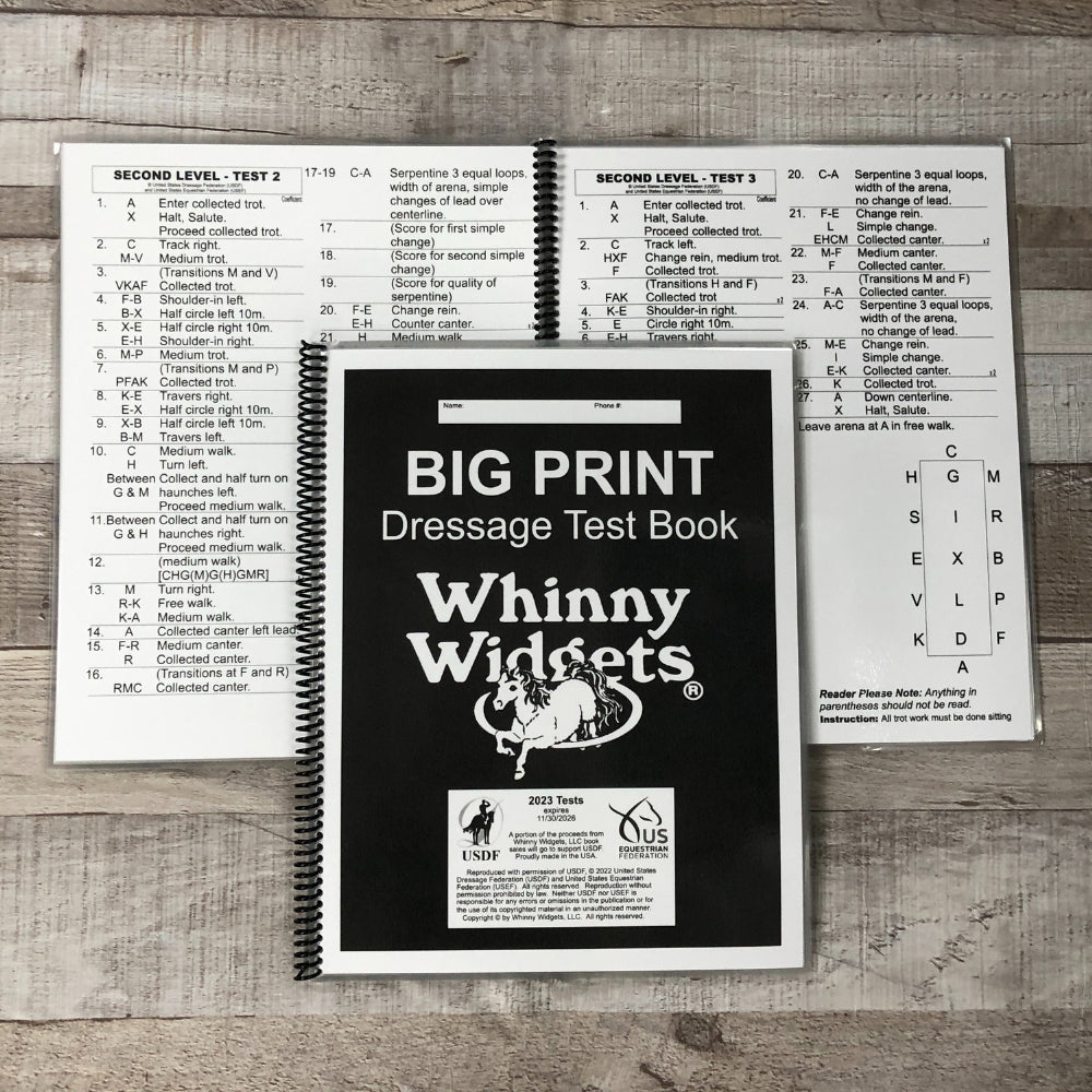 Whinny Widgets BIG PRINT 2023 Test Book