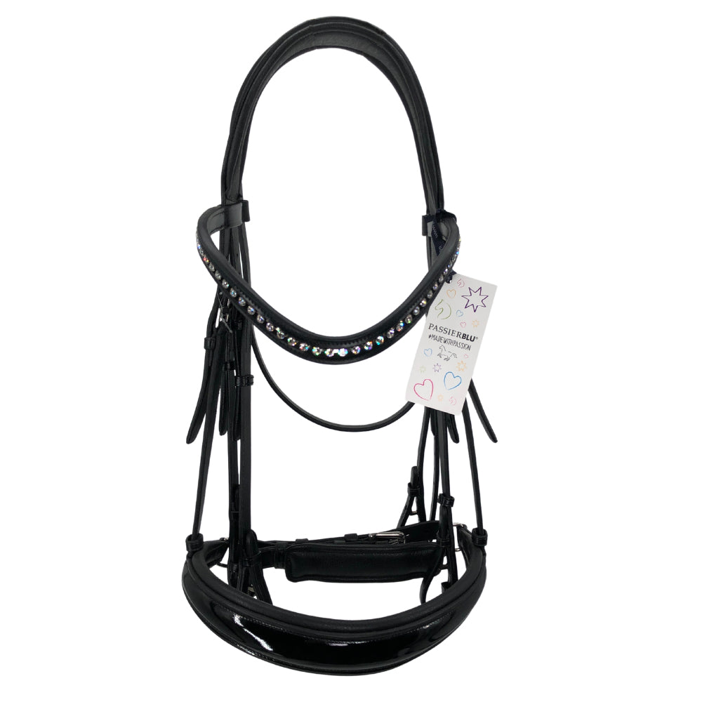 PASSIERBLU Dream Double Bridle, Patent Cavesson