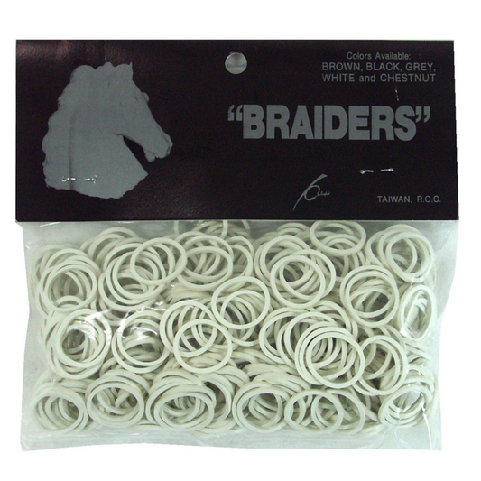 Mane and Tail Braiding Bands 500ct in Bag