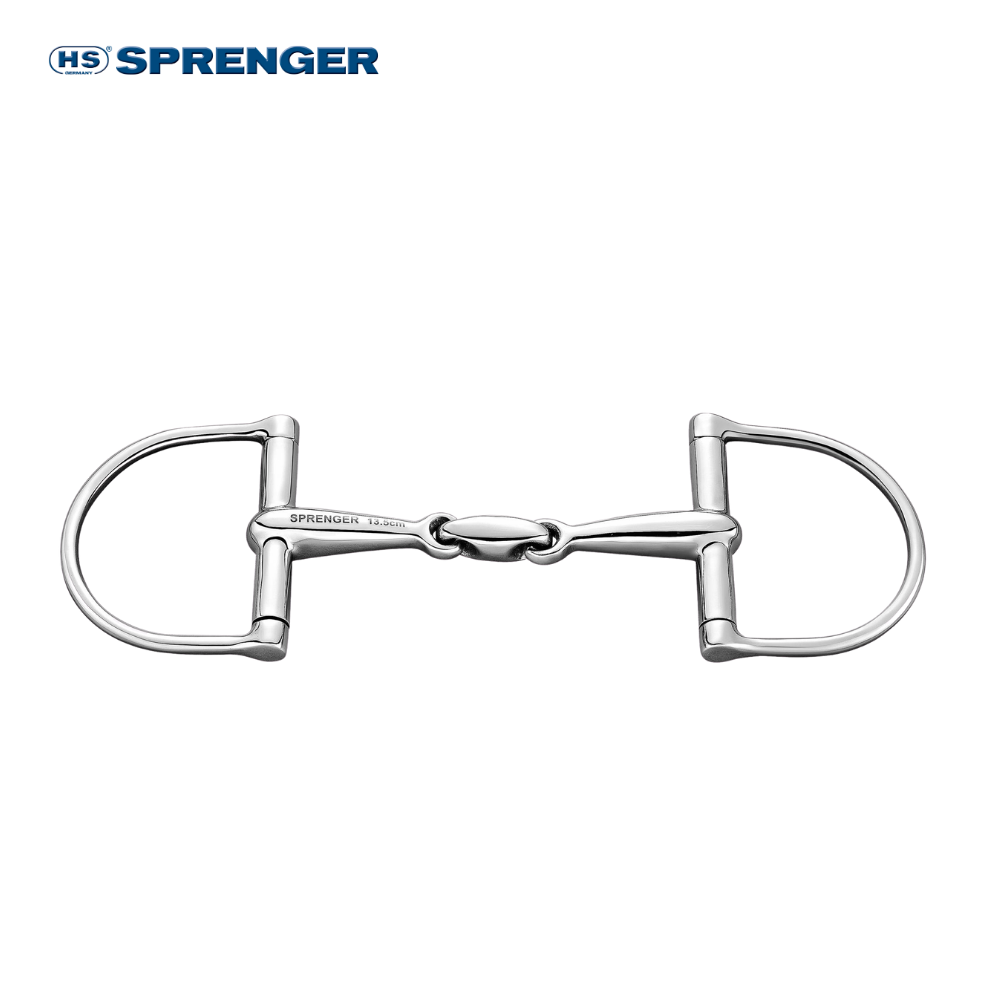 Herm Sprenger Double Jointed Stainless Steel 16mm Dee Ring Bit