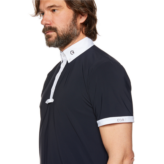 Ego7 Men's Short Sleeve Navy Show Shirt