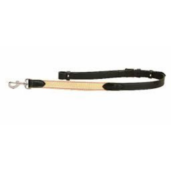 Tory Leather 1&quot; Elastic Side Reins