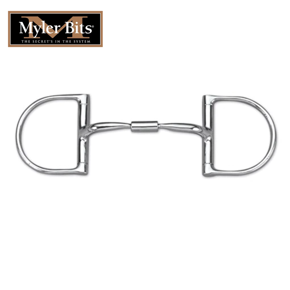 Myler Dee Stainless Steel Snaffle without Hooks