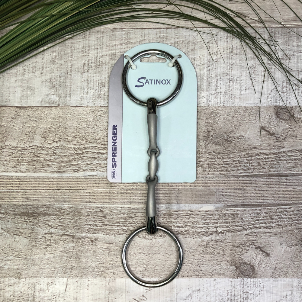 Herm Sprenger Satinox 2X Jointed Bradoon, 12mm