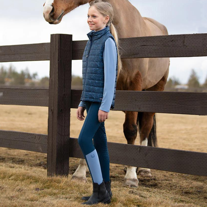 Kerrits Kids Thermo Tech Full Leg Tight. Admiral
