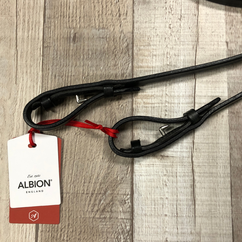 Albion KB Curb Reins 13mm Pin