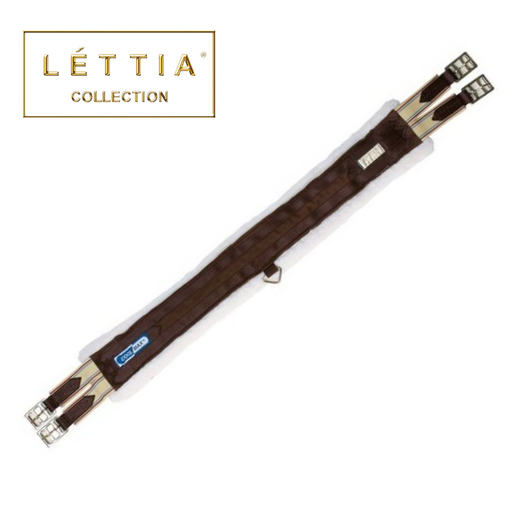 LÉTTIA Coolmax Fleece Lined Girth, Chocolate