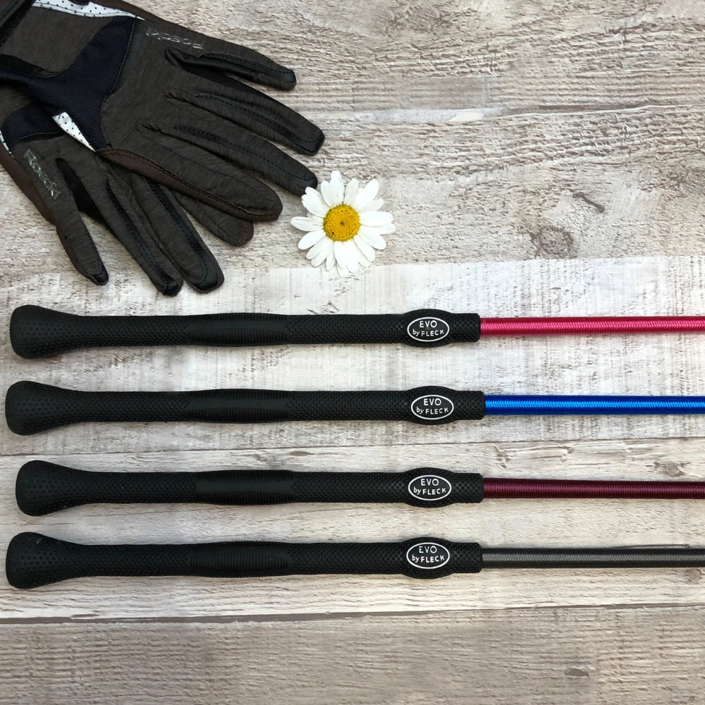 FLECK EVO-Grip Dressage Whip, Colors