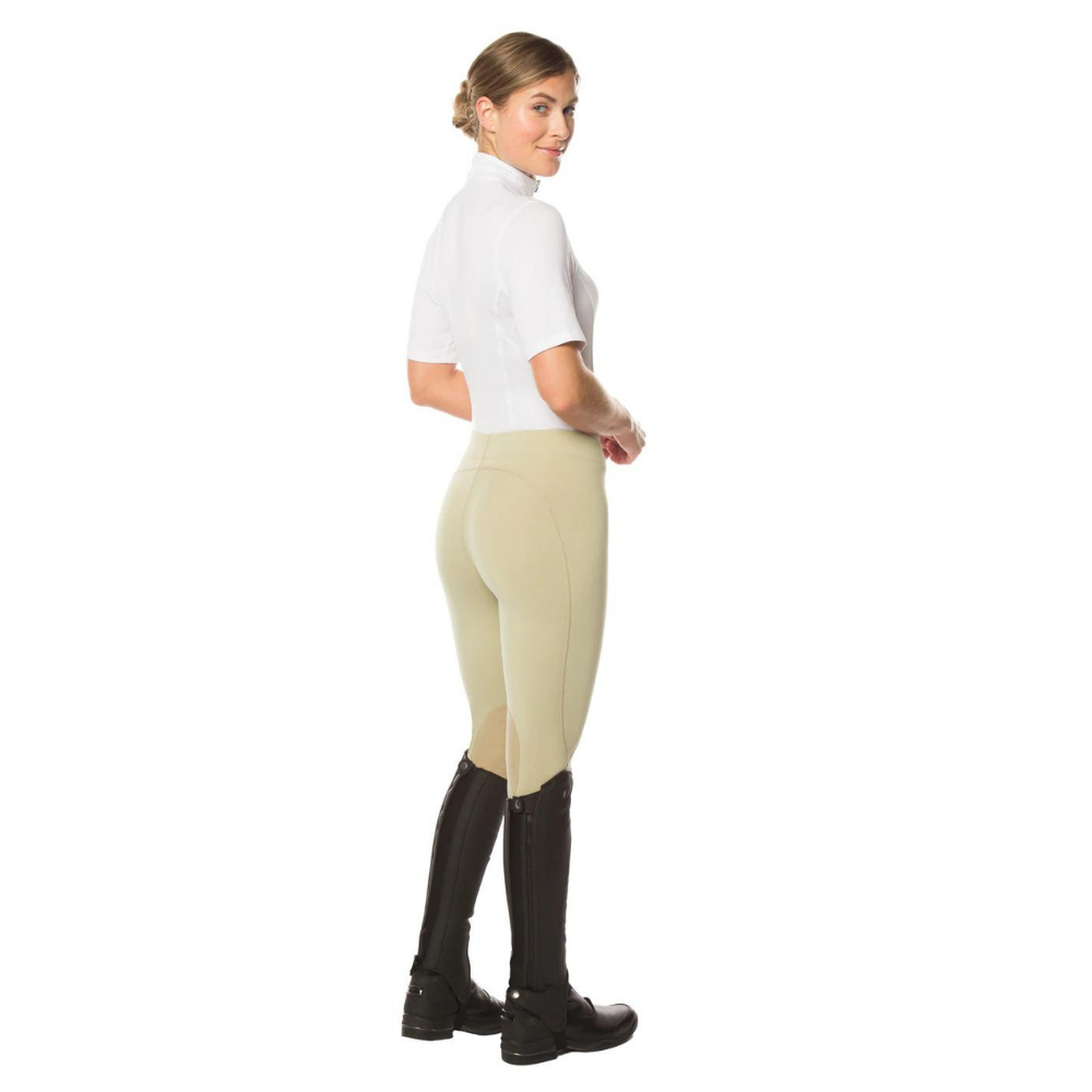 Kerrits® Flow Rise Knee Patch Performance Tight, Tan