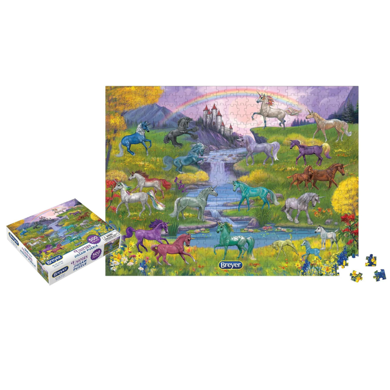 Breyer &quot;World of Breyer Unicorn&quot; Jigsaw Puzzle,  500 Pieces