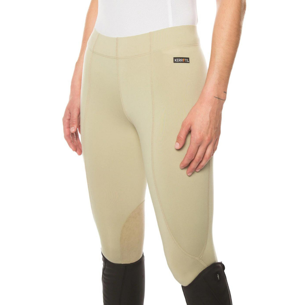 Kerrits® Flow Rise Knee Patch Performance Tight,  Tan