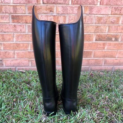 DeNiro Bellini Black Dressage Boots Media Corta (Short Medium)