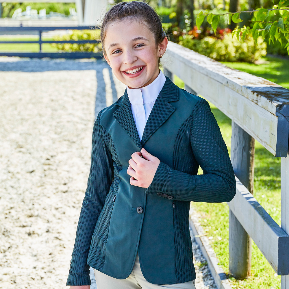 R.J. Classics Harmony Jr. Mesh Show Coat, Green Gables