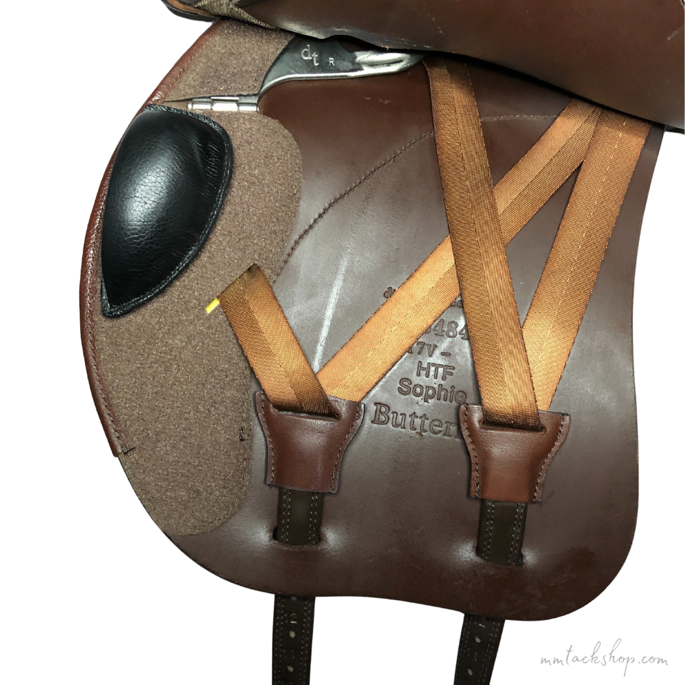 Used 17" HTF Sophie Butterfly All Purpose Saddle
