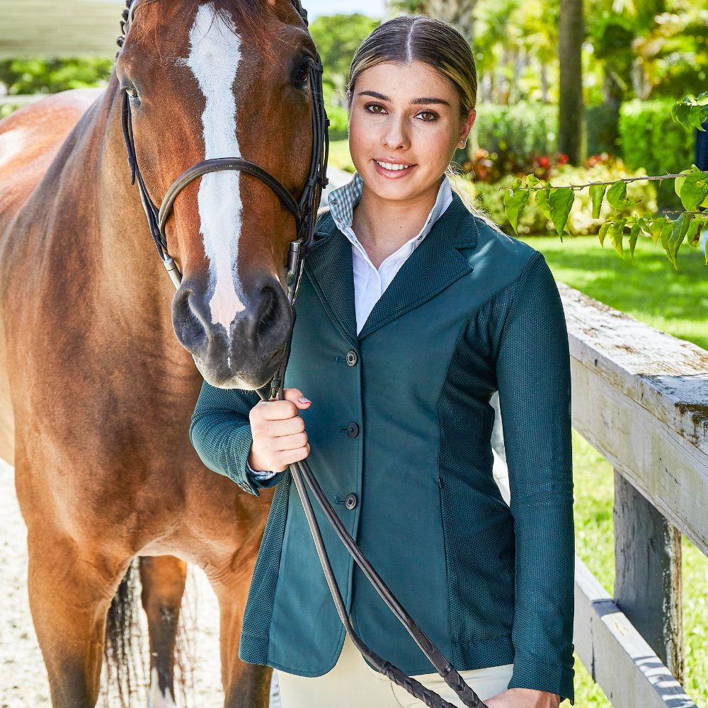 R.J. Classics Harmony Mesh Show Coat,  Green Gables