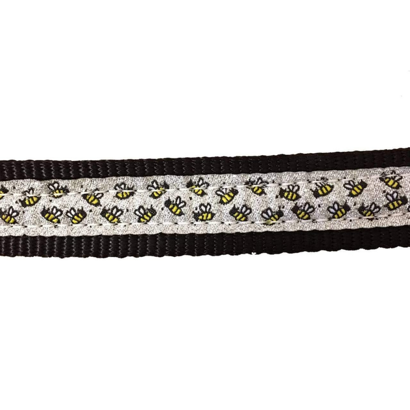 Perri's Black Bees Ribbon Breakaway Halter