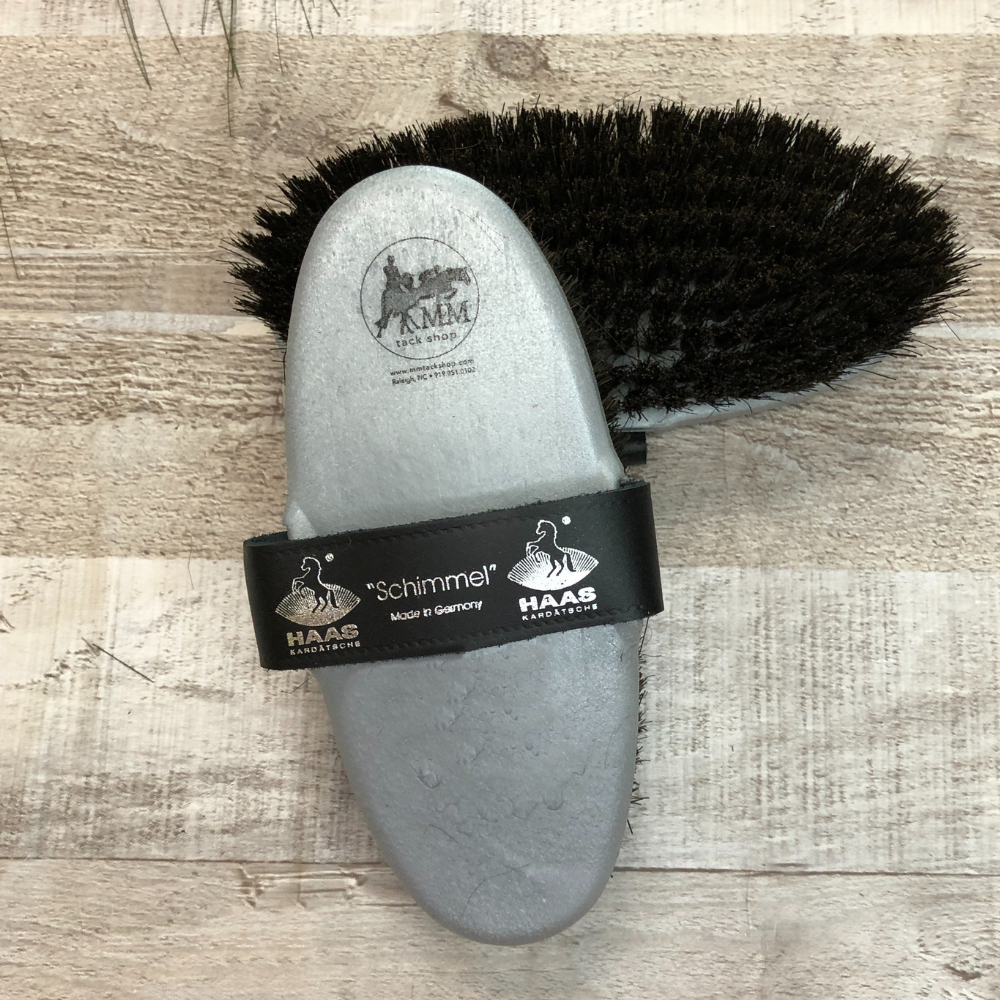 HAAS Schimmel (White Horse) Stiff Brush, M &amp; M Logo