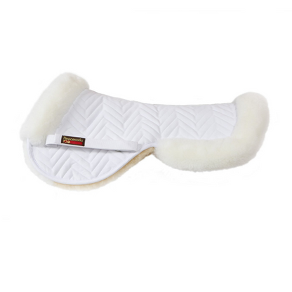 Fleeceworks Sheepskin Classic Halfpad with Rolled Edges