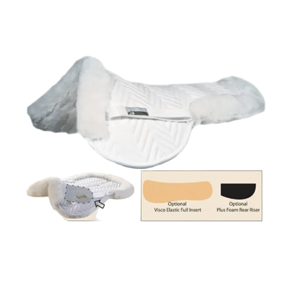 Fleeceworks Therawool Perfect Balance Half Pad w/ Rolled Edge