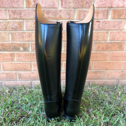 DeNiro Raffaello Brushed Black Dressage Boots MC (Short Medium)