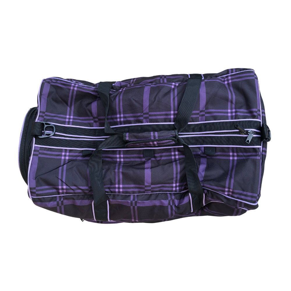 Chestnut Bay Essential AP Duffel Bag, Black Plaid
