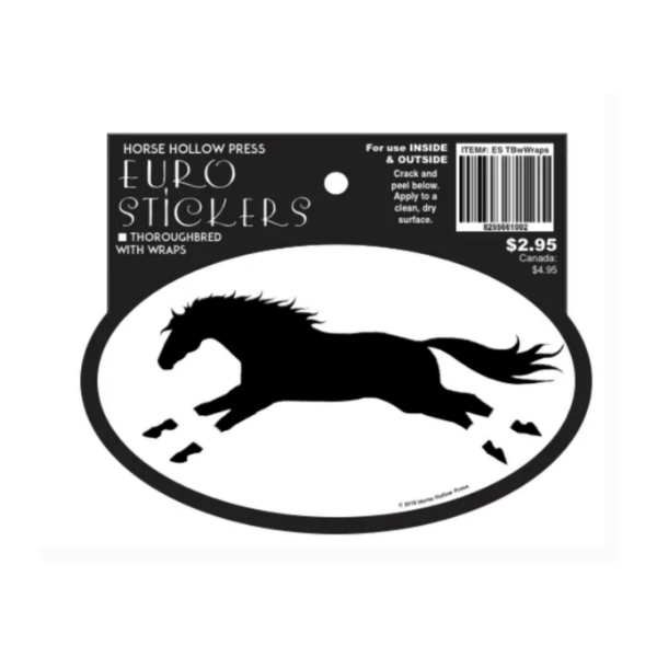 Euro Oval Stickers